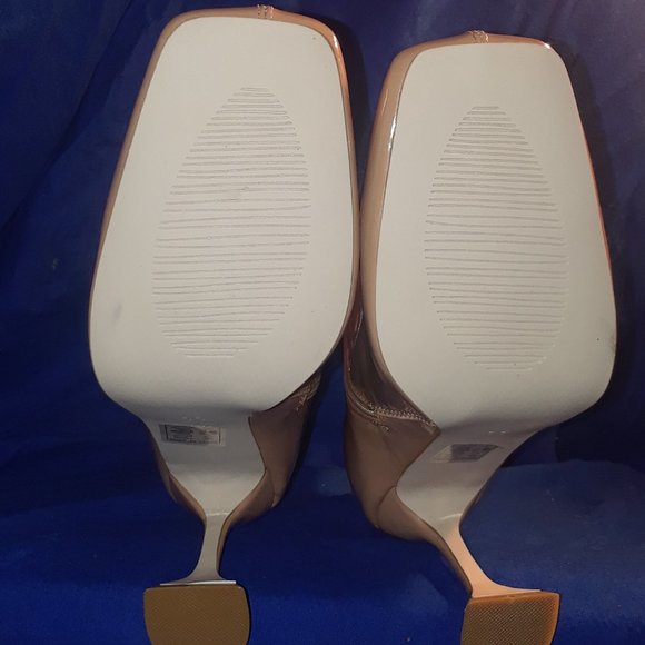 AZALEA WANG FOR THE LOVE OF IT ALL STILETTO BOOTIE IN NUDE ( BRAND NEW !!!!! ) - Picture 6 of 7